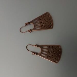 Elegant Copper Earrings